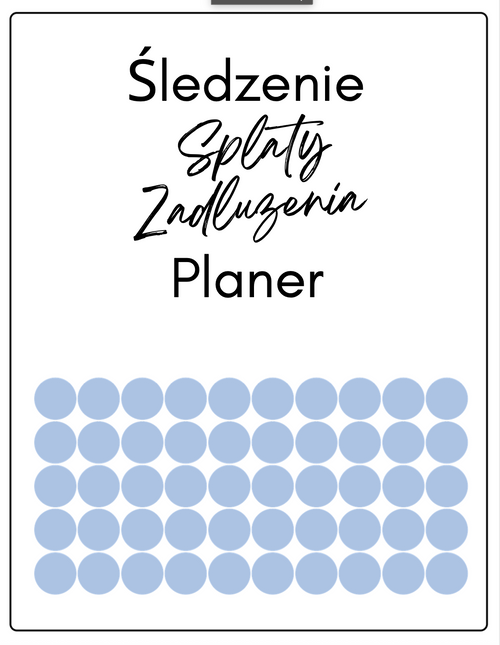 Śledzenie Spłaty Zadłużenia Planer